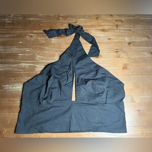 Express Black Halter Top